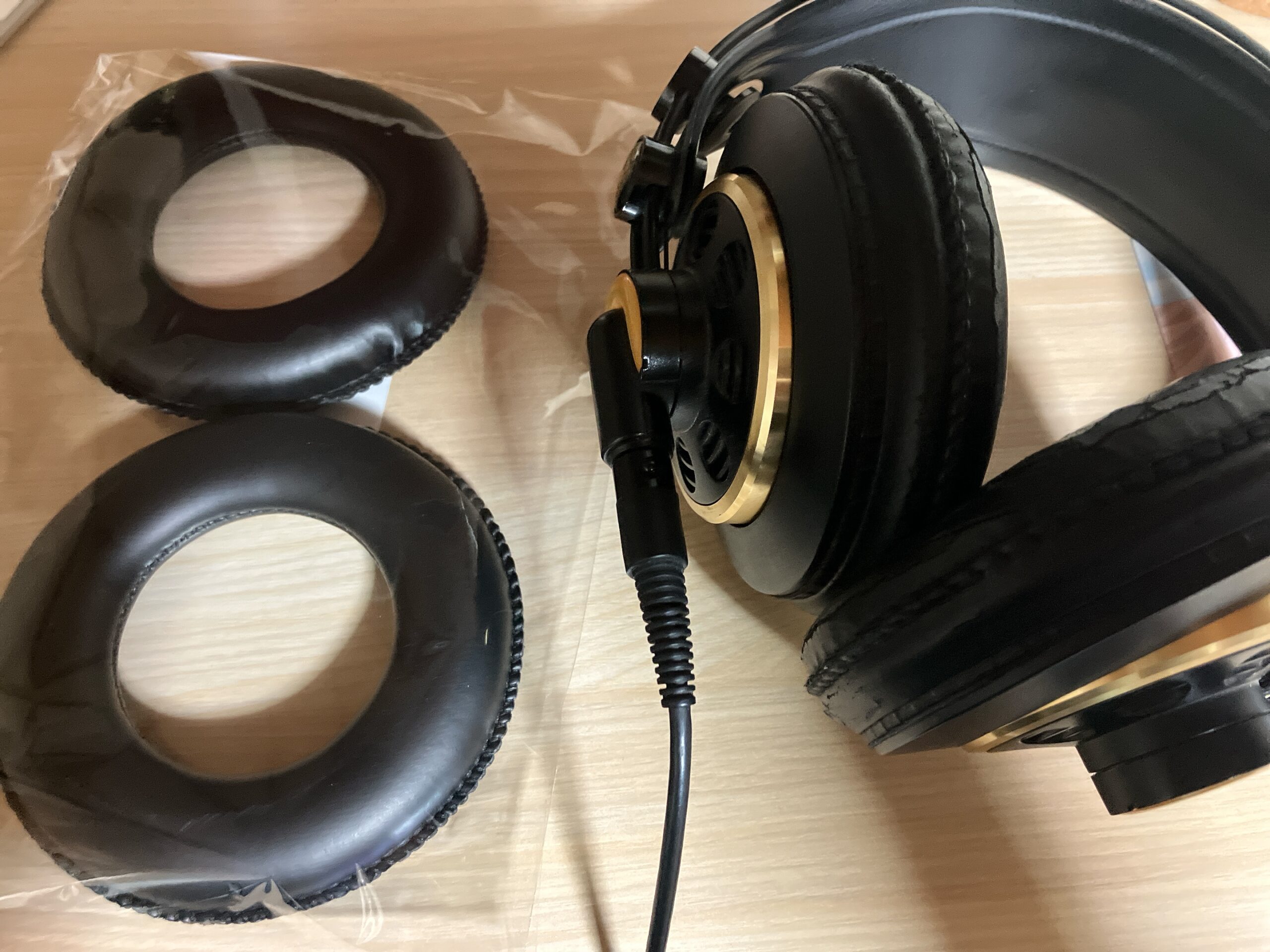AKG　K240 MK2 yaxiパッド　オヤイデケーブル AKG K240 MK2 yaxiパッド オヤイデケーブル